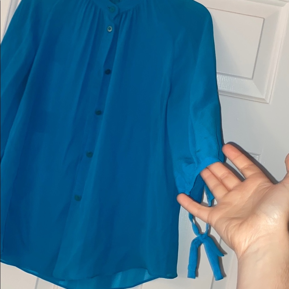 Blue blouse - Picture 3 of 3